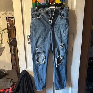 Old Navy Blue Straight Leg Jeans